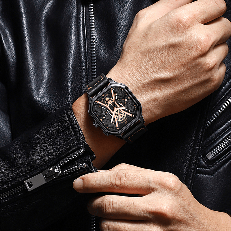 Montre Carrée Homme Luxe LBDH