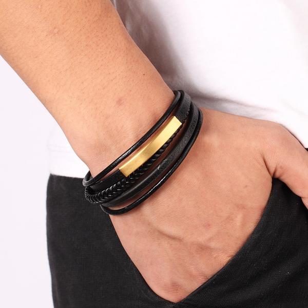 Bracelet en cuir pour Homme LBDH