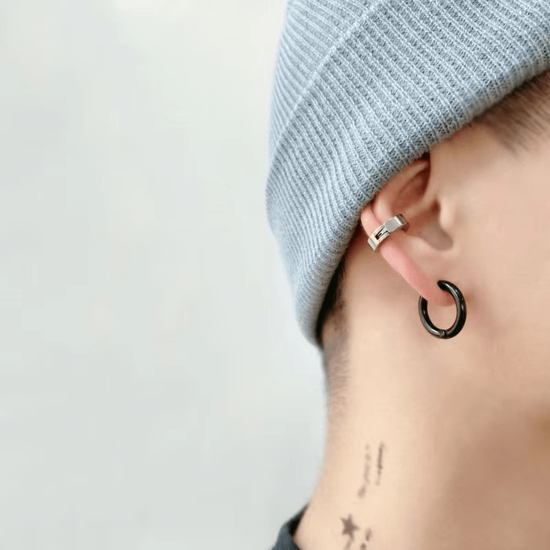 Boucle d'Oreille Homme Anneau