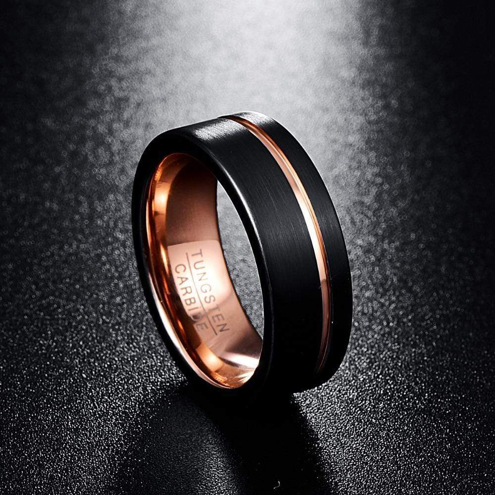 bague-homme-tungstène-or