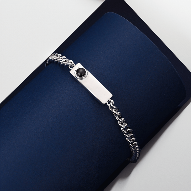 Bracelet Personnalisé avec Photo Projection