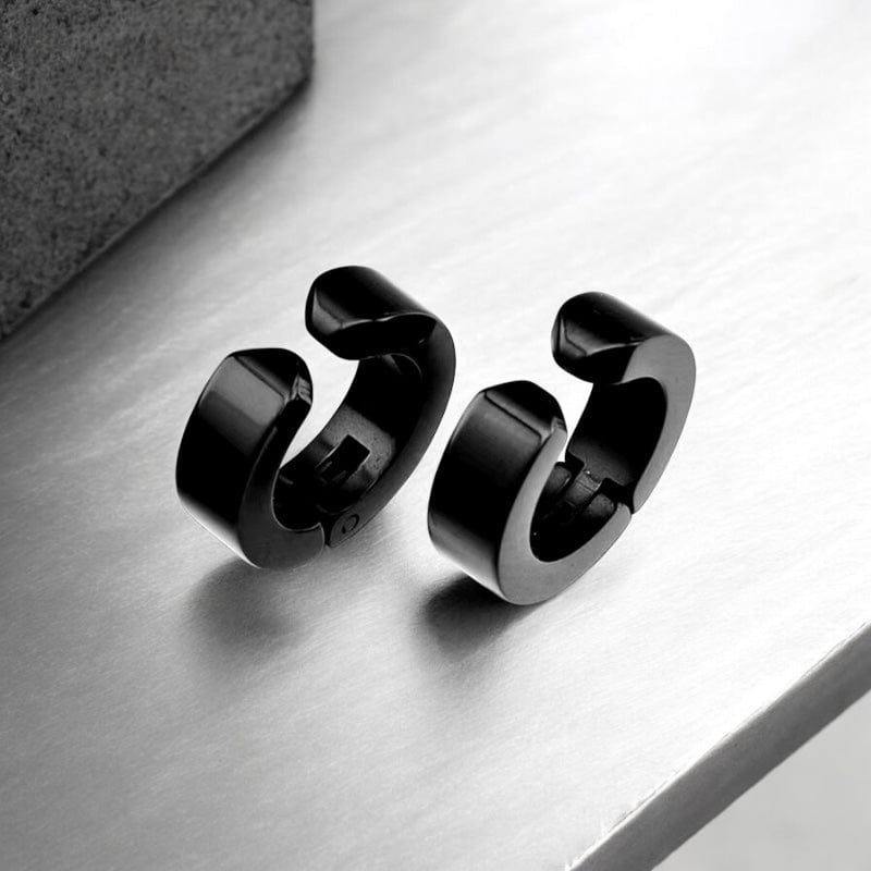 Boucle d'oreille pour homme à aimant