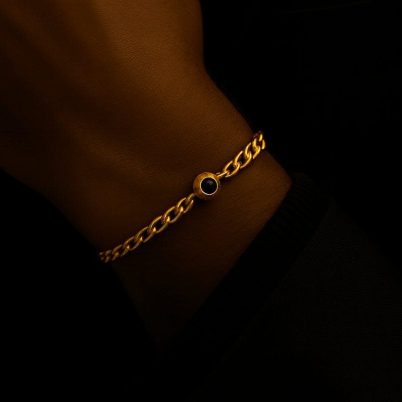 Bracelet photo personnalisé gourmette