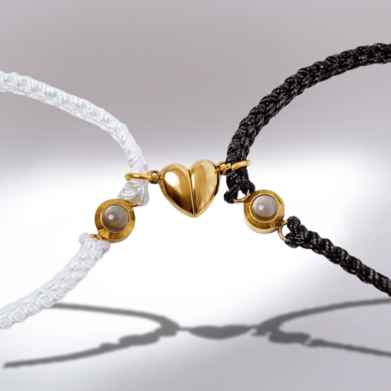 Bracelet Couple Personnalisé Photo