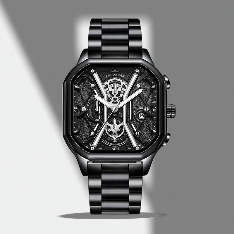 Montre Carré Luxe oyster argent