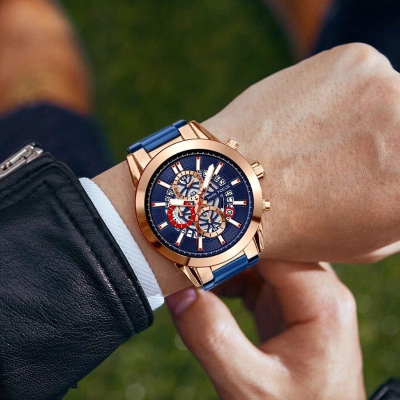 Montre Quartz en Acier et Bracelet Oyster