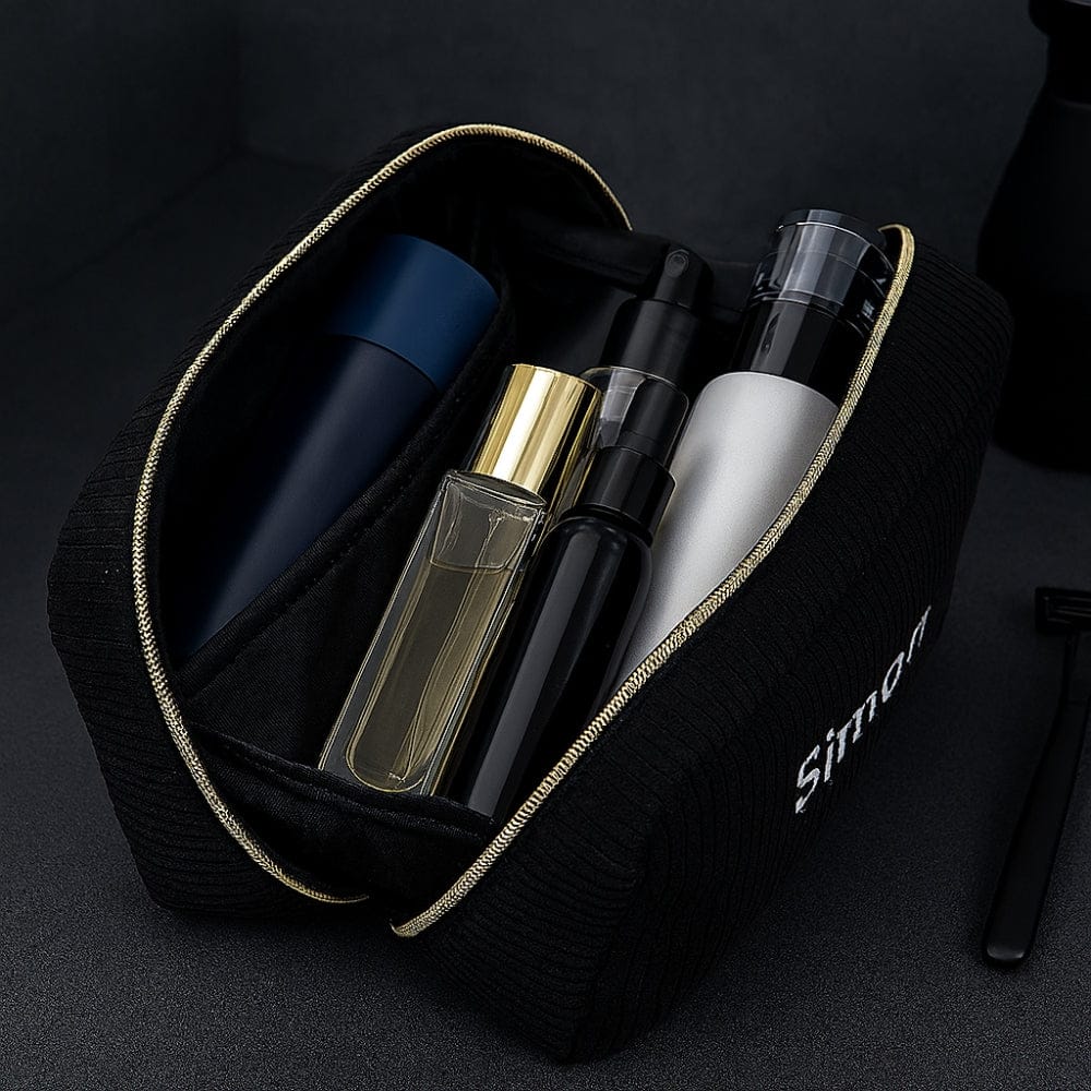 Trousse toilette homme Compartiment unique personnalisée pour voyage