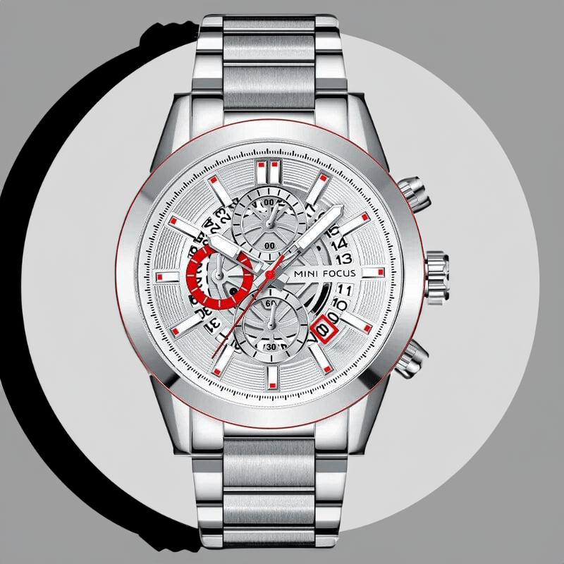 Montre Quartz en Acier et Bracelet Oyster