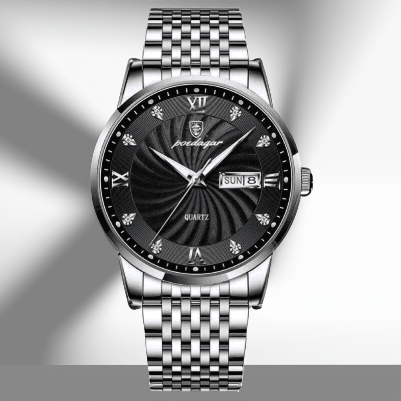 Montre Quartz Analogique Luxe