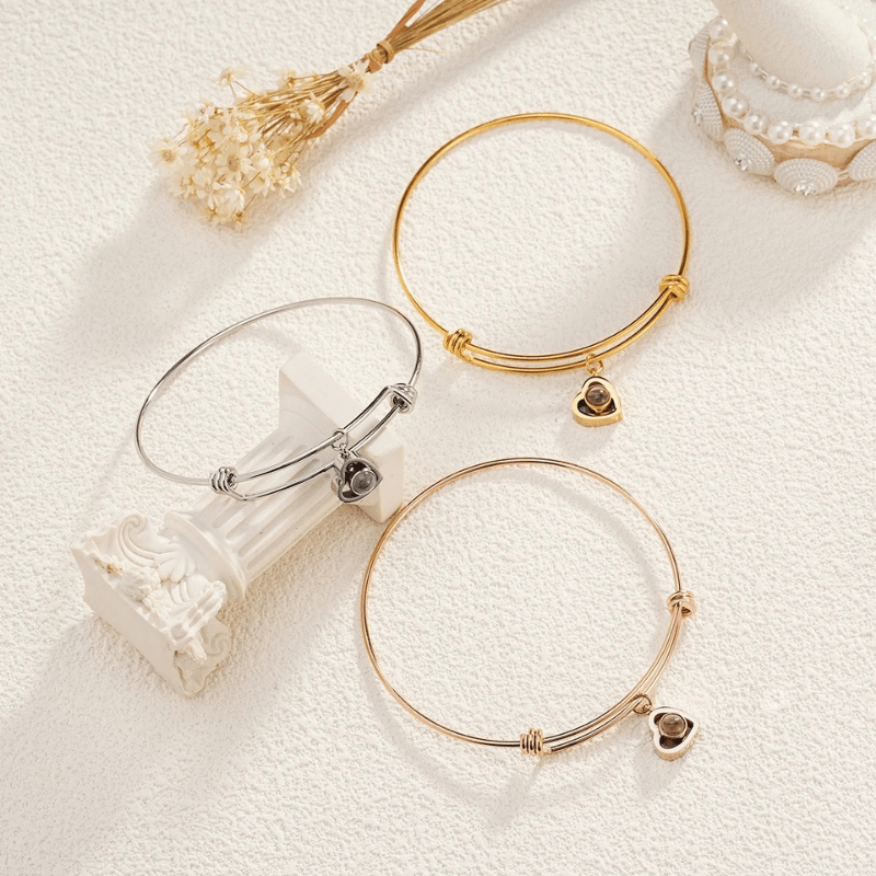 Bracelet Projection Photo Coeur