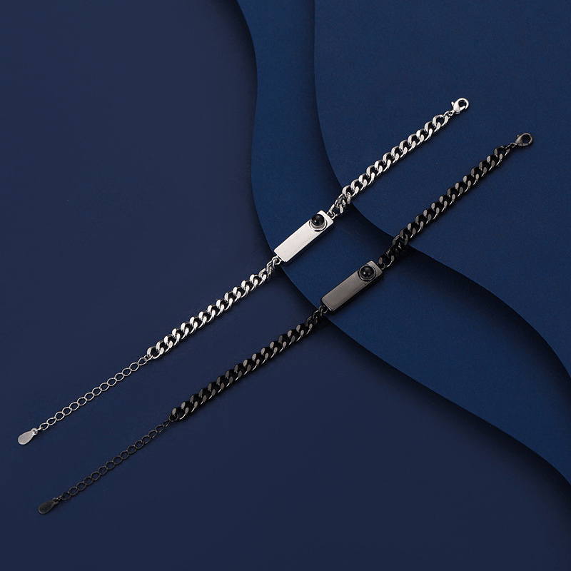 Bracelet Personnalisé avec Photo Projection