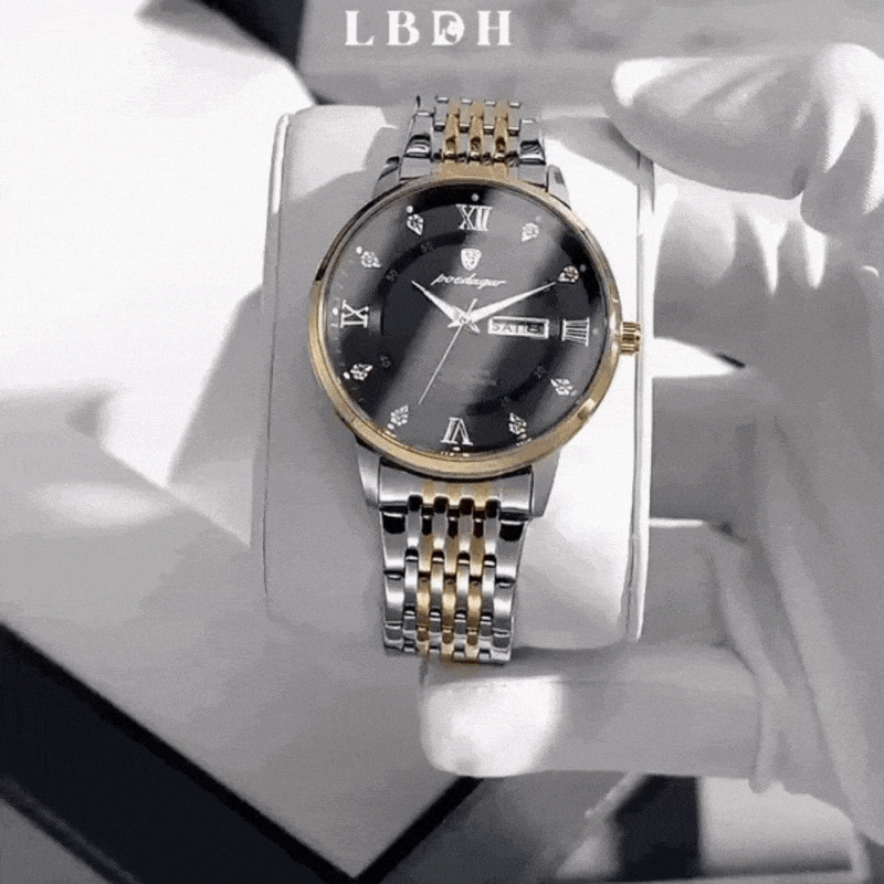 Montre Quartz Analogique Luxe