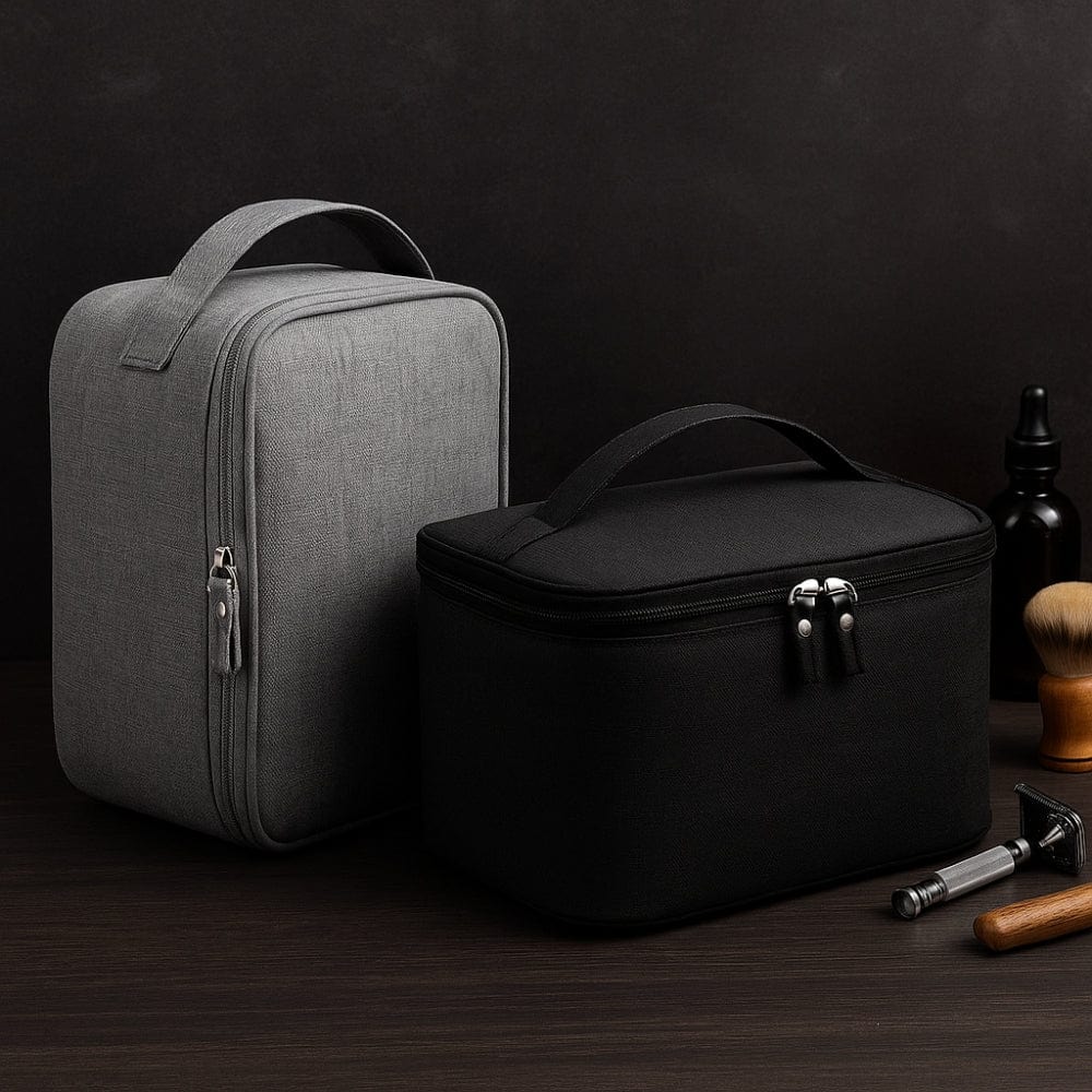 Grande trousse de toilette homme compartiments tailles comparaison