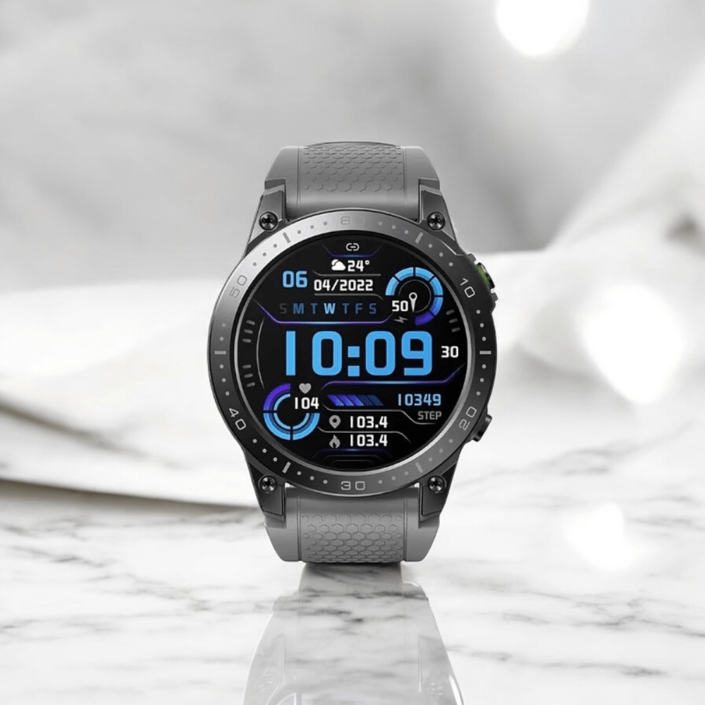 montre connectée pour homme gris