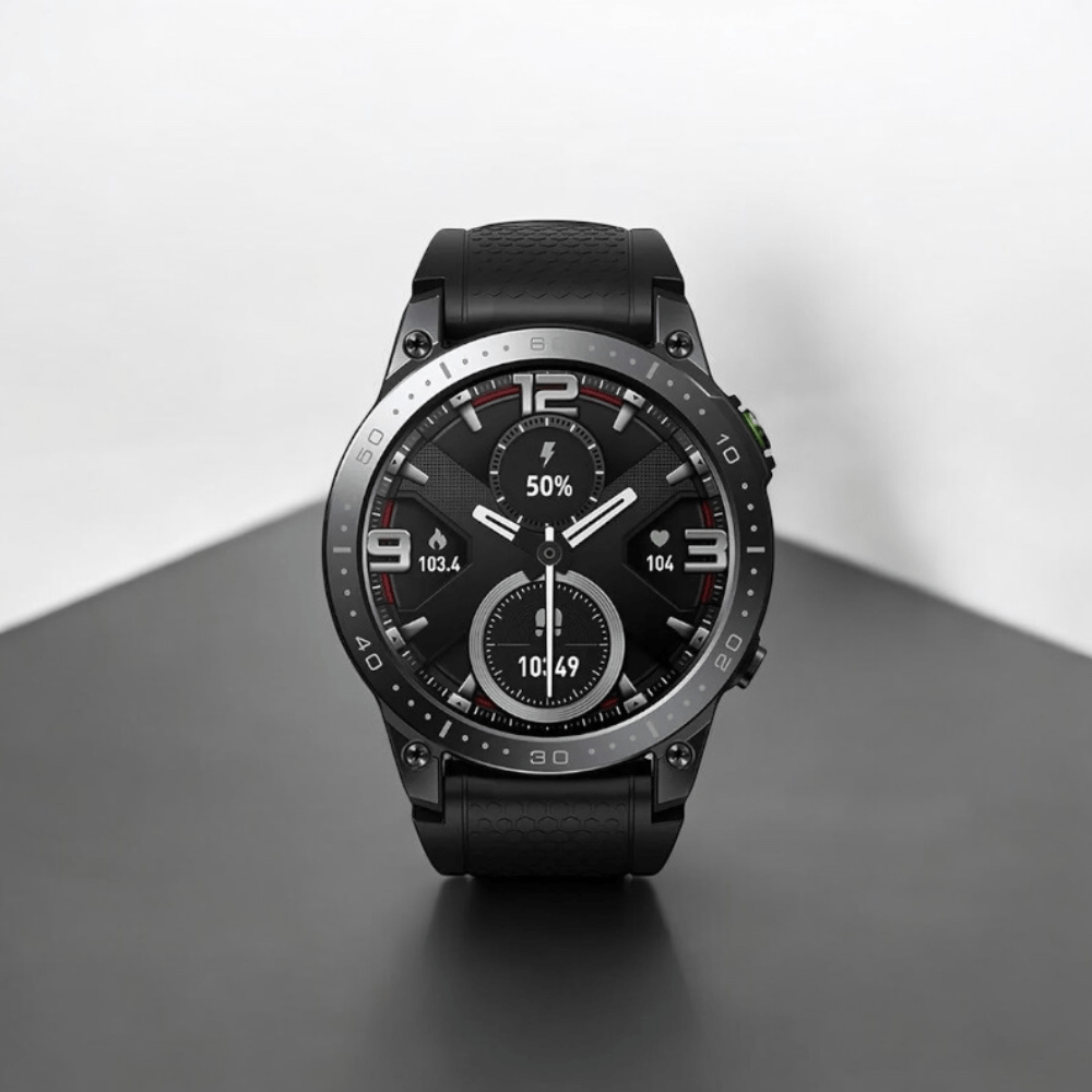 montre connectée pour homme noir