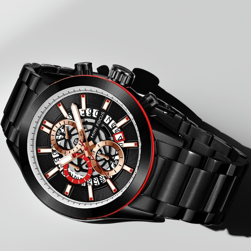 Montre Quartz en Acier et Bracelet Oyster