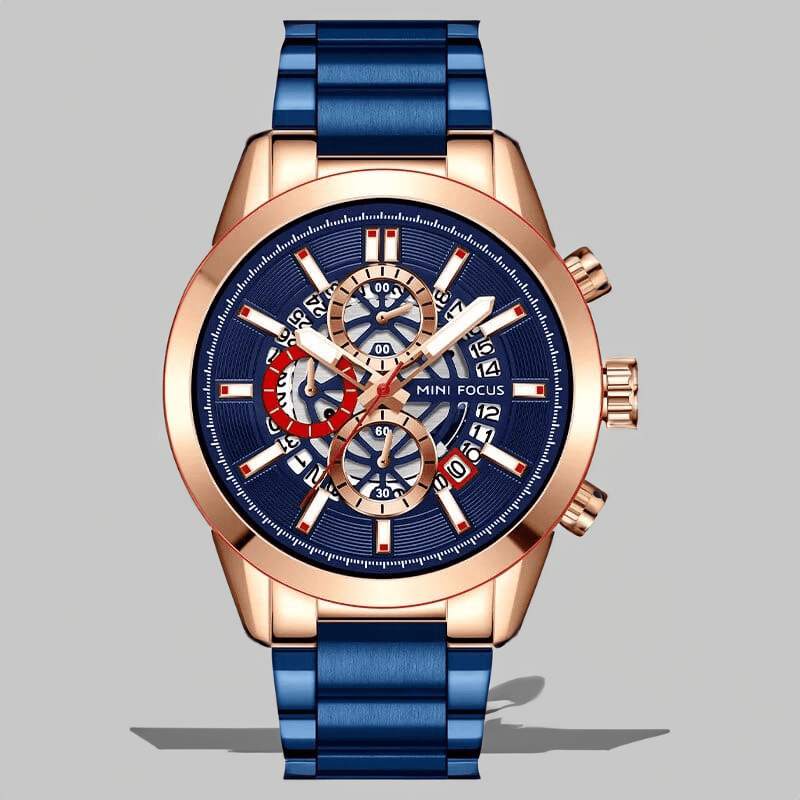 Montre Quartz en Acier et Bracelet Oyster