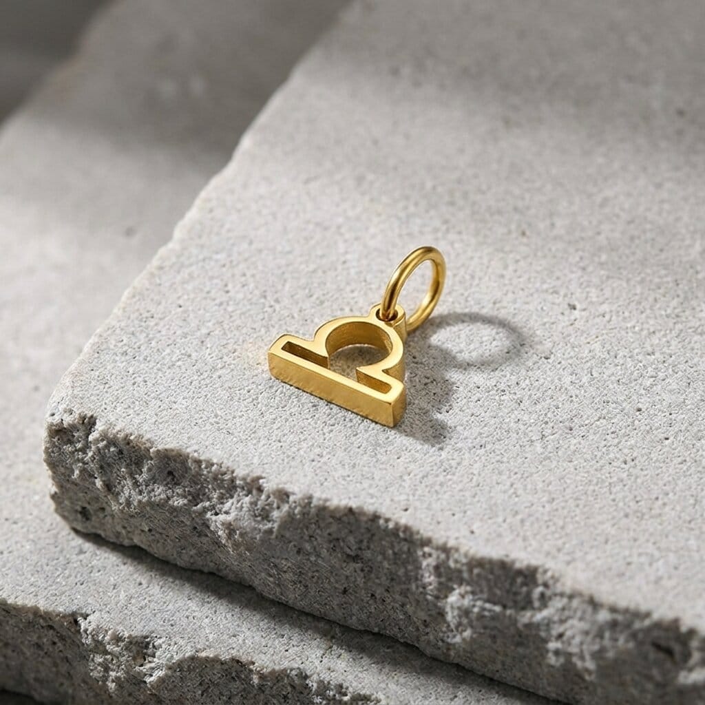 pendentif signe astrologique zodiaque homme balance