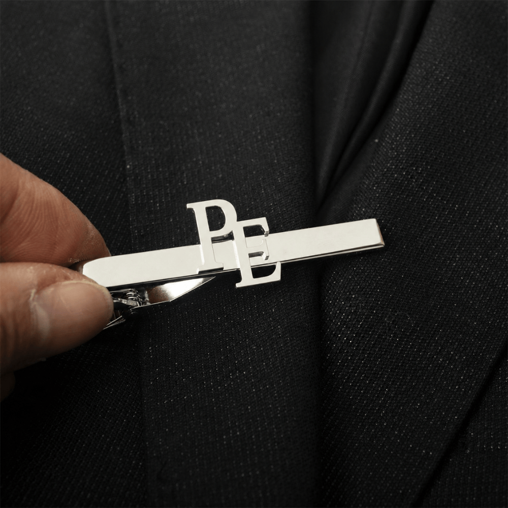 Des Finitions Exemplaires - Pince à Cravate Personnalisée Homme Luxe Acier