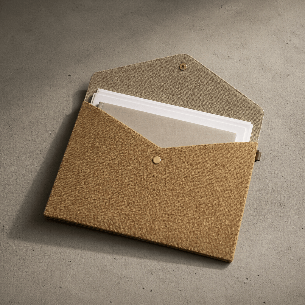 Des Finitions Exemplaires - Pochette Porte-Document Homme en Feutre A4 et A5