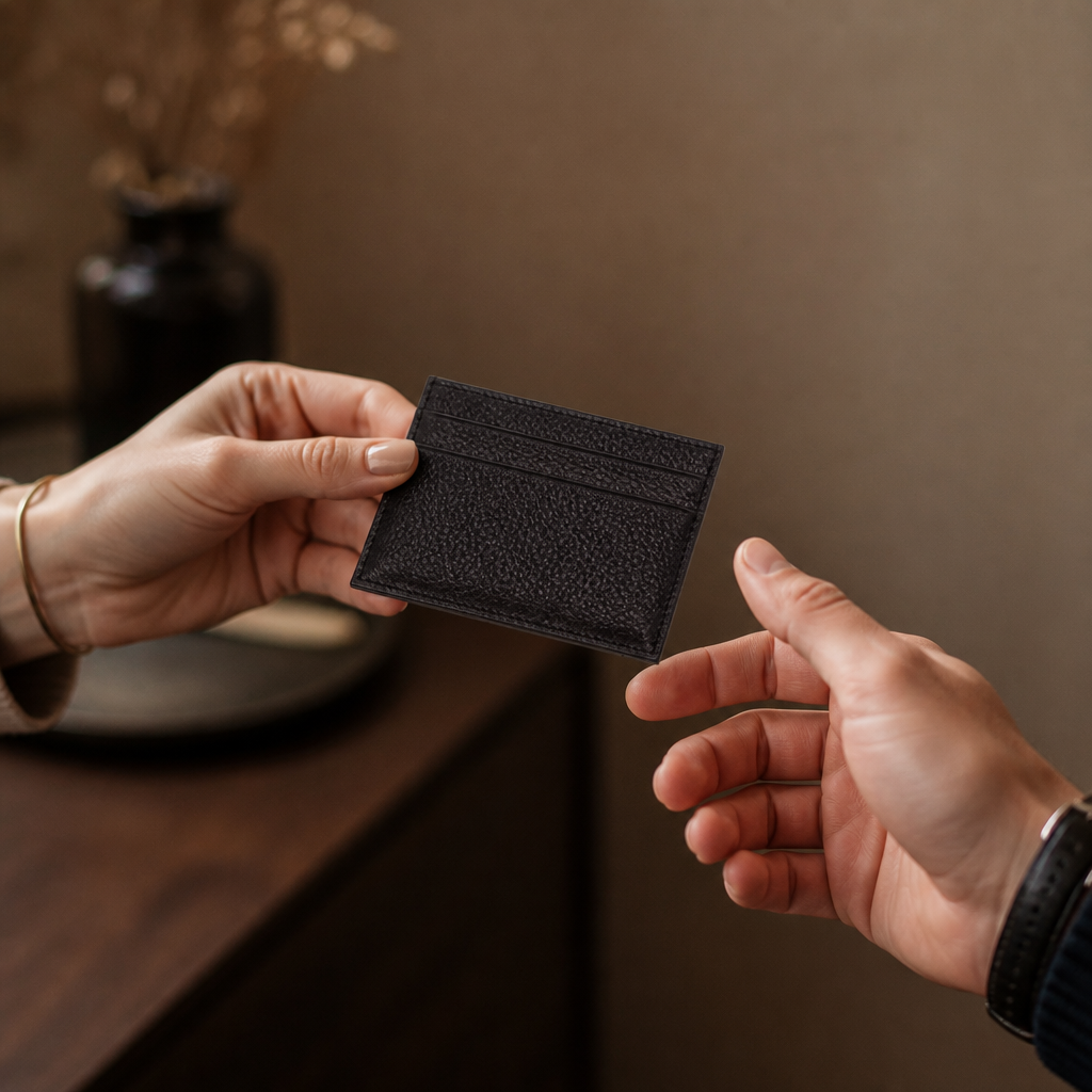 porte cartes homme cuir cadeau personnalise