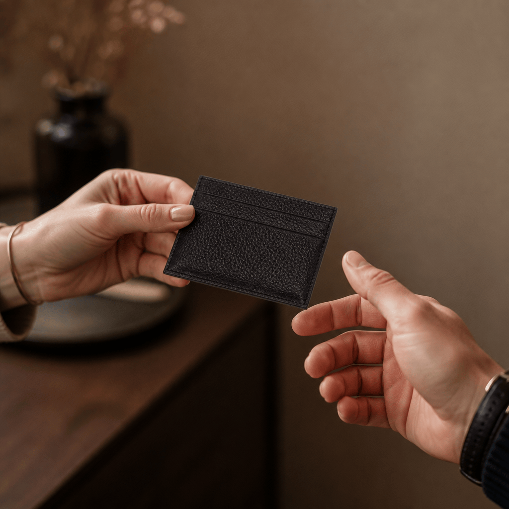 porte cartes homme cuir cadeau personnalise