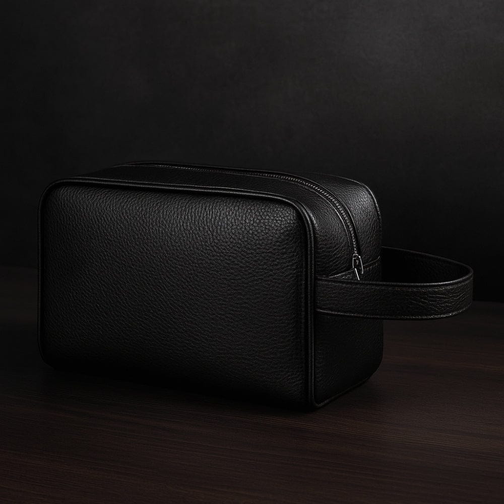 Trousse de toilette homme cuir - Design moderne et pratique