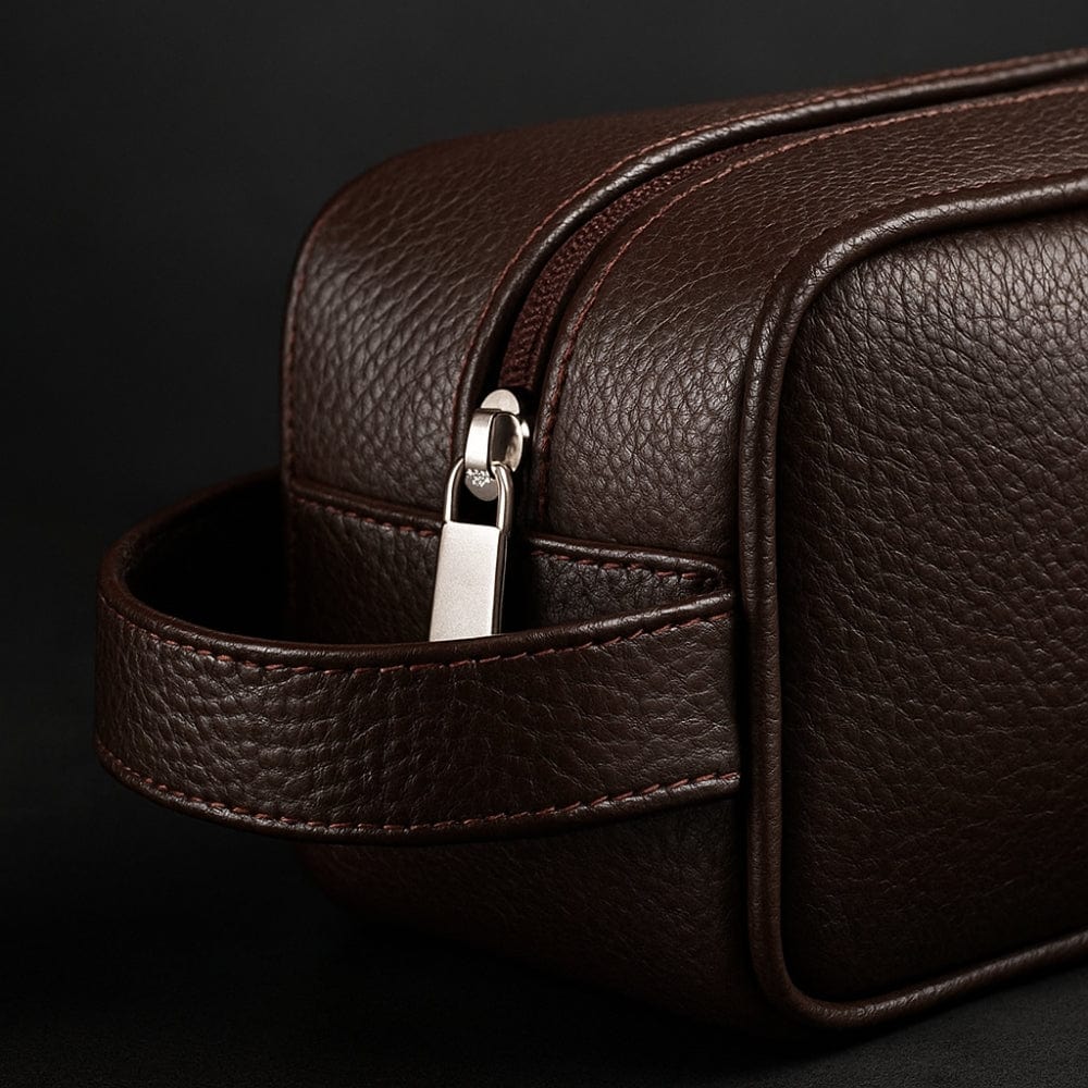 Trousse de toilette homme cuir - Design moderne et pratique