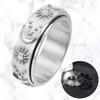 Bague anti stress bohème argent