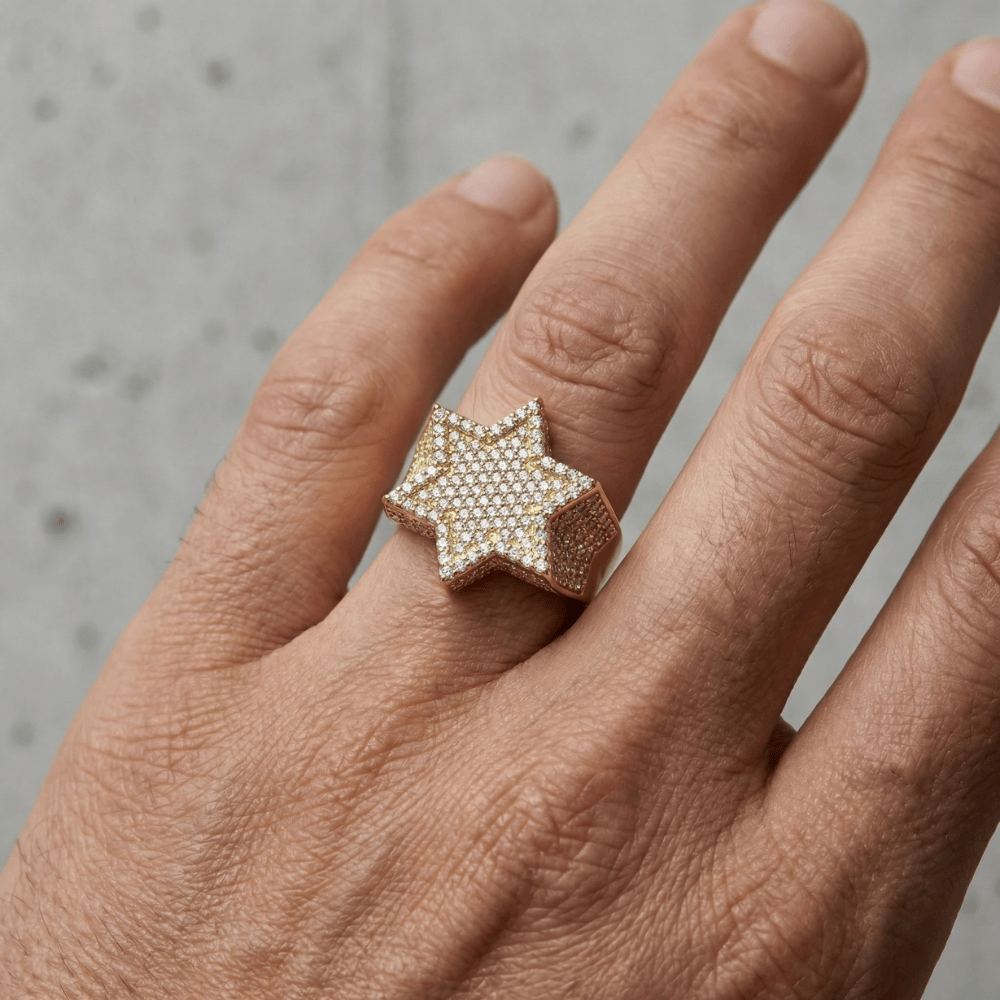 Chevalière diamant homme zircons sertis plateau or bague chevalière homme collection LBDH