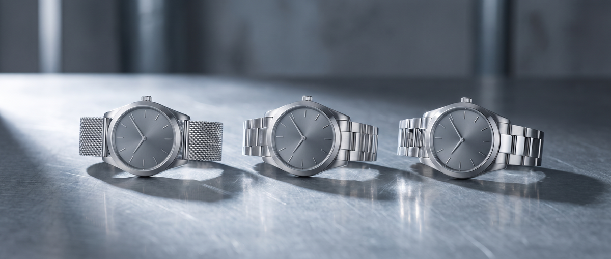 Montres en Acier pour Homme