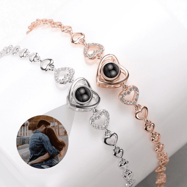 BRACELET CHAINE GOURMETTE PHOTO PERSONNALISEE
