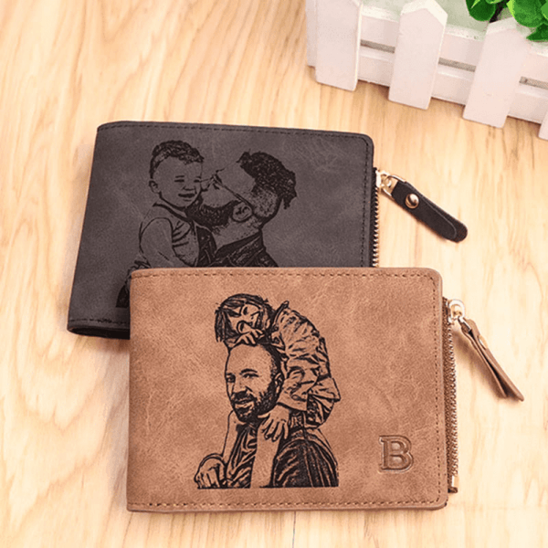 PORTEFEUILLE CUIR PERSONNALISÉ PHOTO