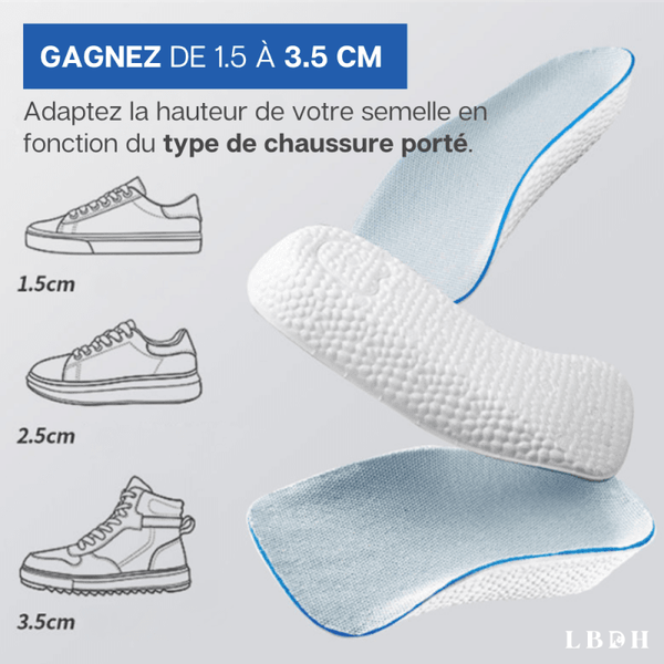 Talonnettes semelles grandissantes La Boutique Des Hommes