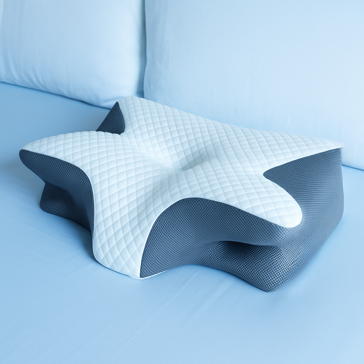 Oreiller orthopédique ergonomique – Soulagement cervical & sommeil réparateur