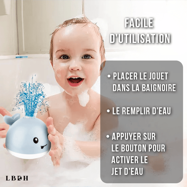 Jouet Bain Bébé Baleine Interactive – La Boutique Des Hommes