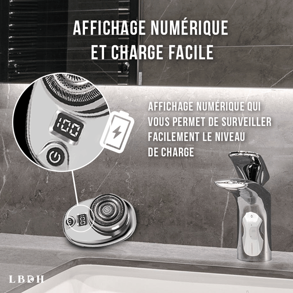 MINI RASOIR ELECTRIQUE AVEC ECRAN LED