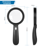 LOUPE DE LECTURE PORTABLE A LUMIÈRE LED