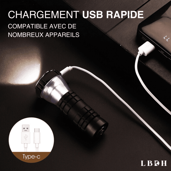 LAMPE CAMPING RECHARGEABLE USB