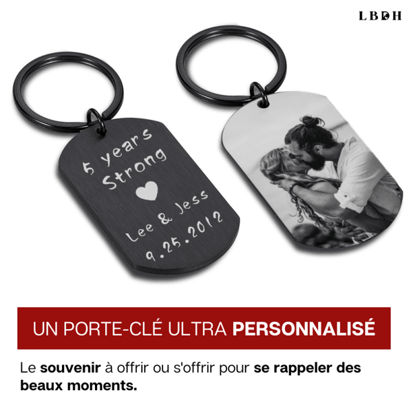 Porte clé personnalisé photo – La Boutique Des Hommes