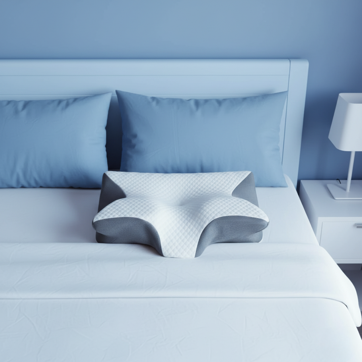 Oreiller orthopédique ergonomique – Soulagement cervical & sommeil réparateur