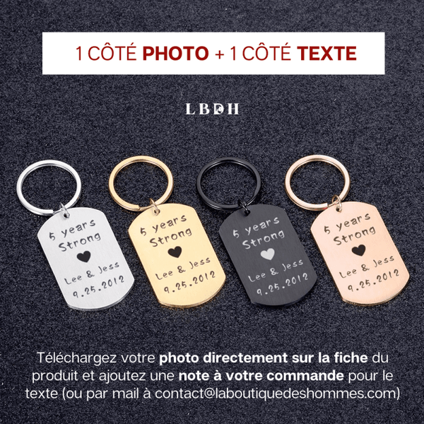 PORTE CLE PERSONNALISE PHOTO