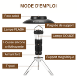 LAMPE CAMPING RECHARGEABLE USB