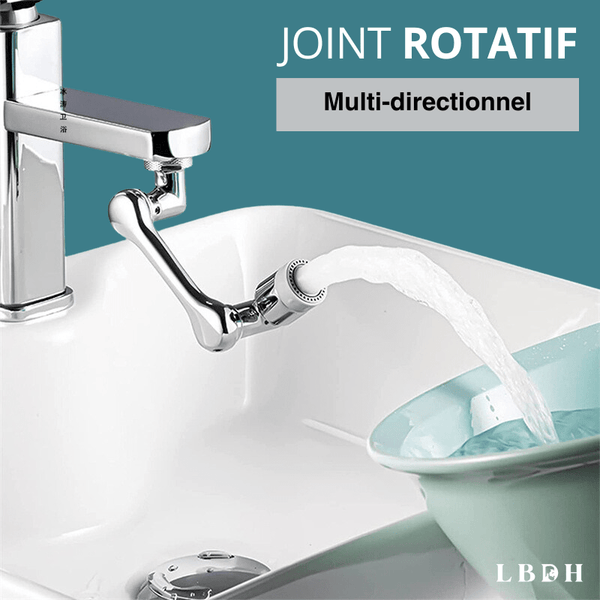 TÊTE DE ROBINET ROTATIVE UNIVERSELLE (1080°)
