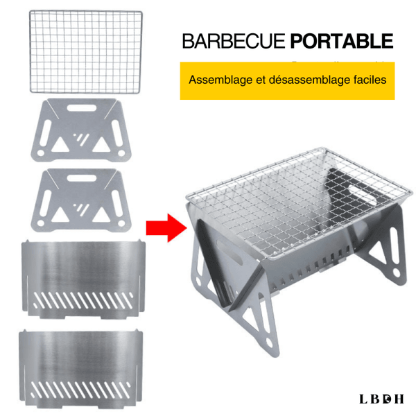 Barbecue portable à charbon