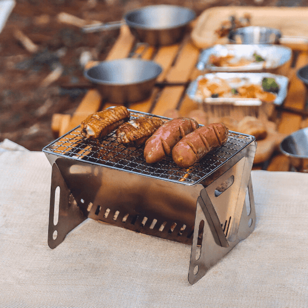 mini barbecue à charbon