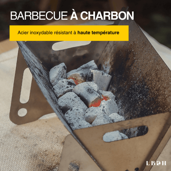 mini barbecue à charbon