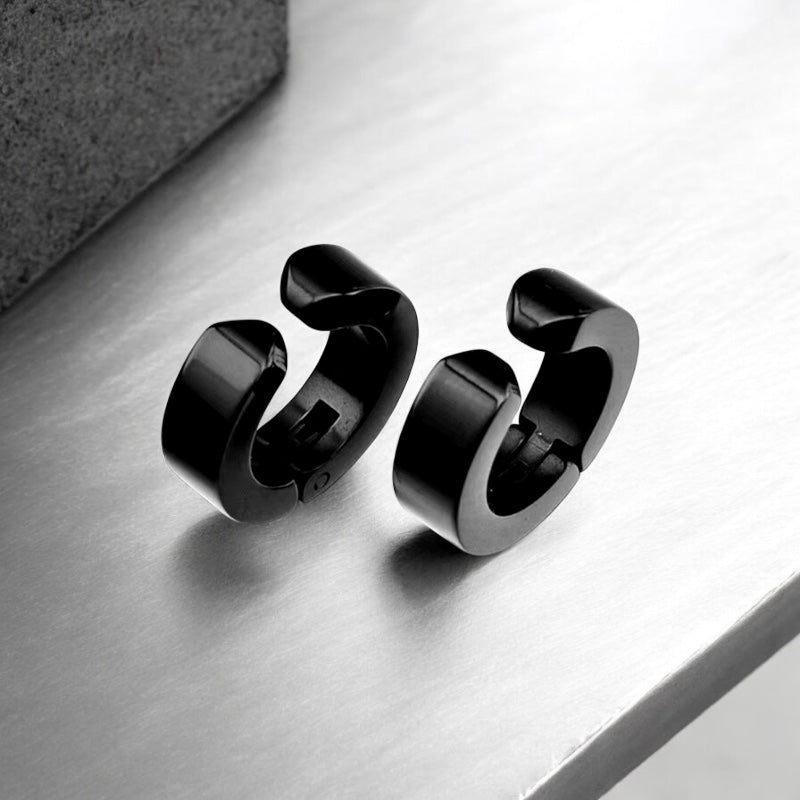 Boucle d'oreille pour homme à aimant  