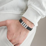 BRACELET CUIR PERSONNALISABLE ET GRAVABLE
