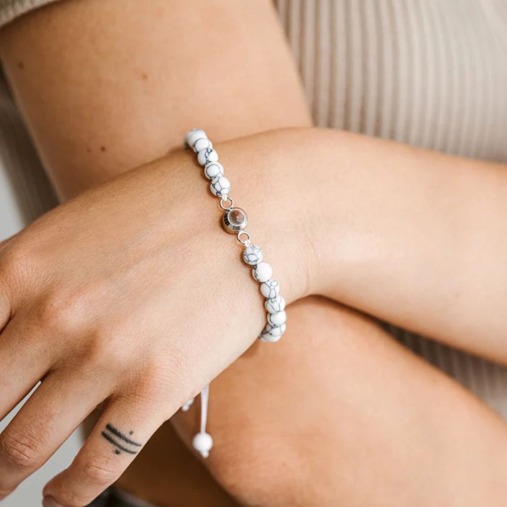 Bracelet perle photo personnalisé – La Boutique Des Hommes